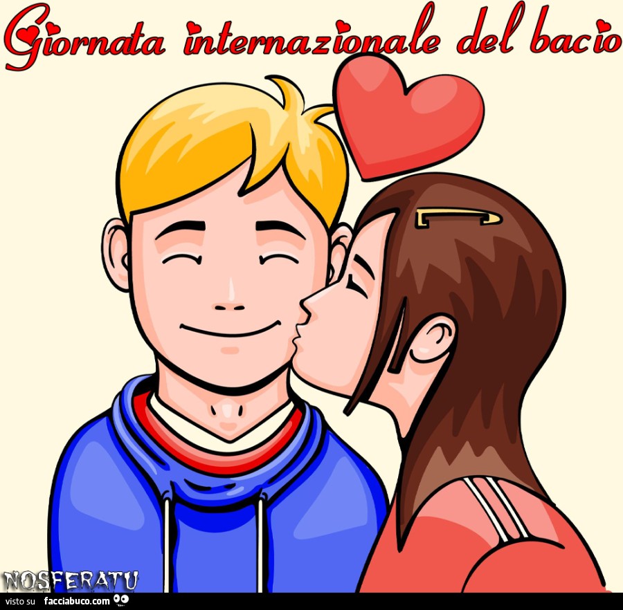 Giornata mondiale del bacio - International kiss day