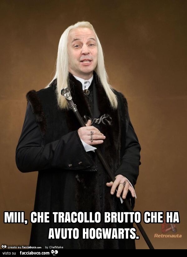 Miii, che tracollo brutto che ha avuto hogwarts