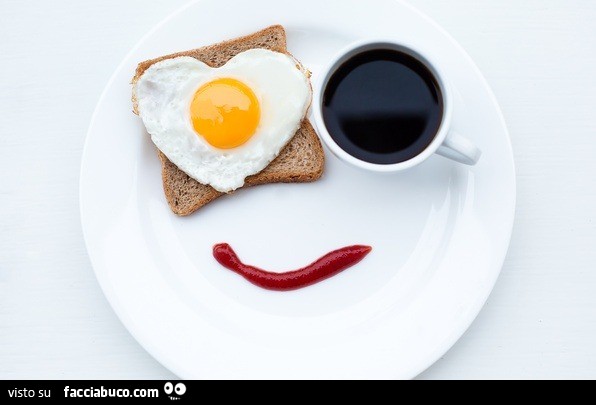 Uovo caffè smile