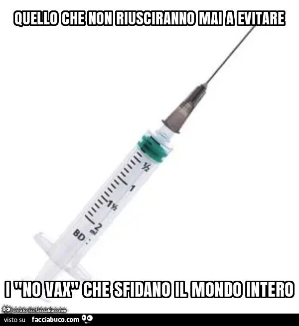 Quello che non riusciranno mai a evitare i "no vax" che sfidano il mondo intero