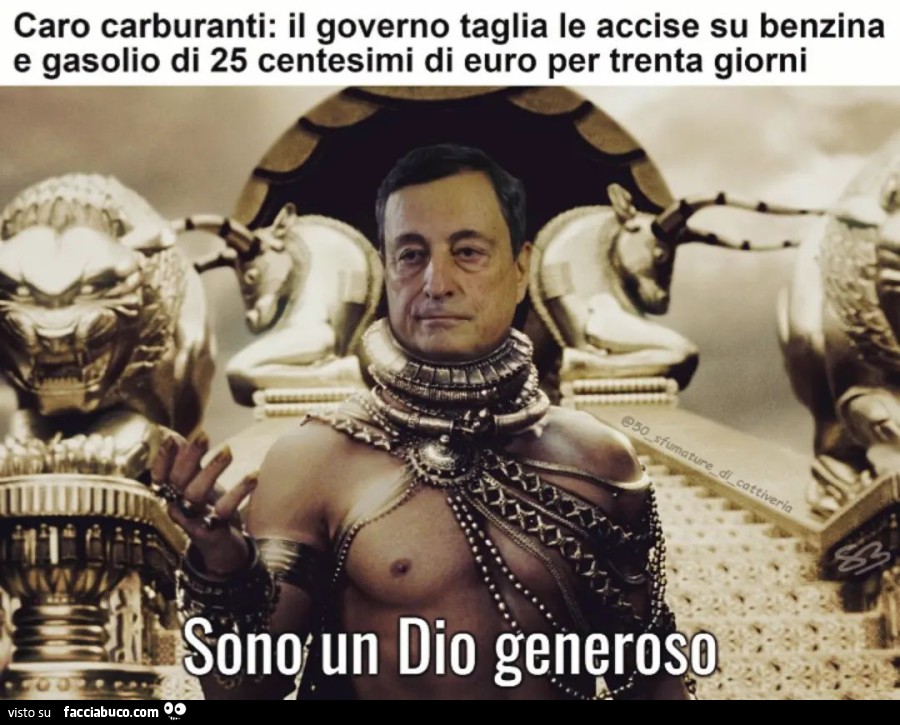 Sono un Dio generoso