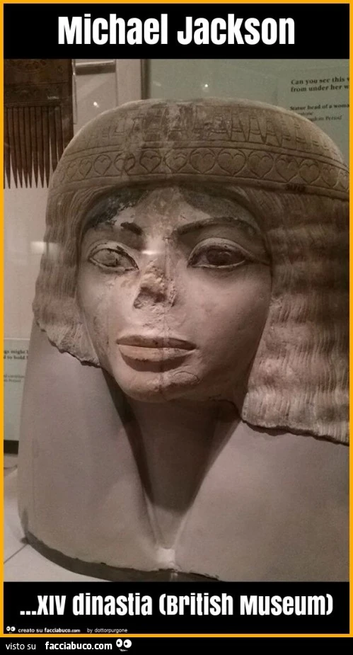 Michael jackson&hellip; xiv dinastia (british museum)