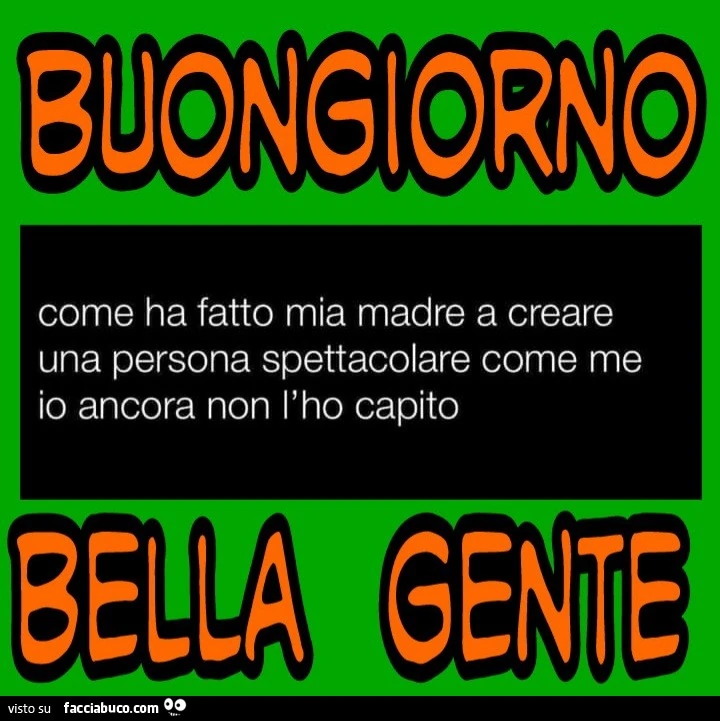 Come ha fatto mia madre a creare una persona