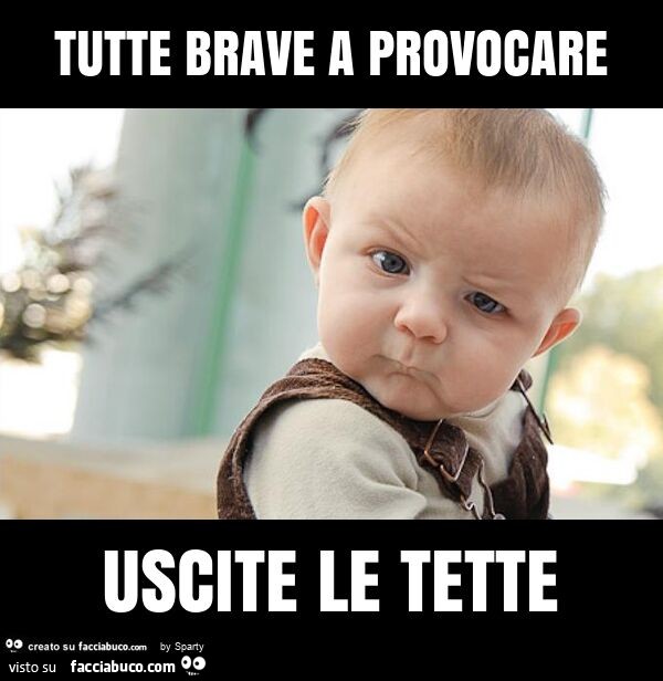 Tutte brave a provocare uscite le tette