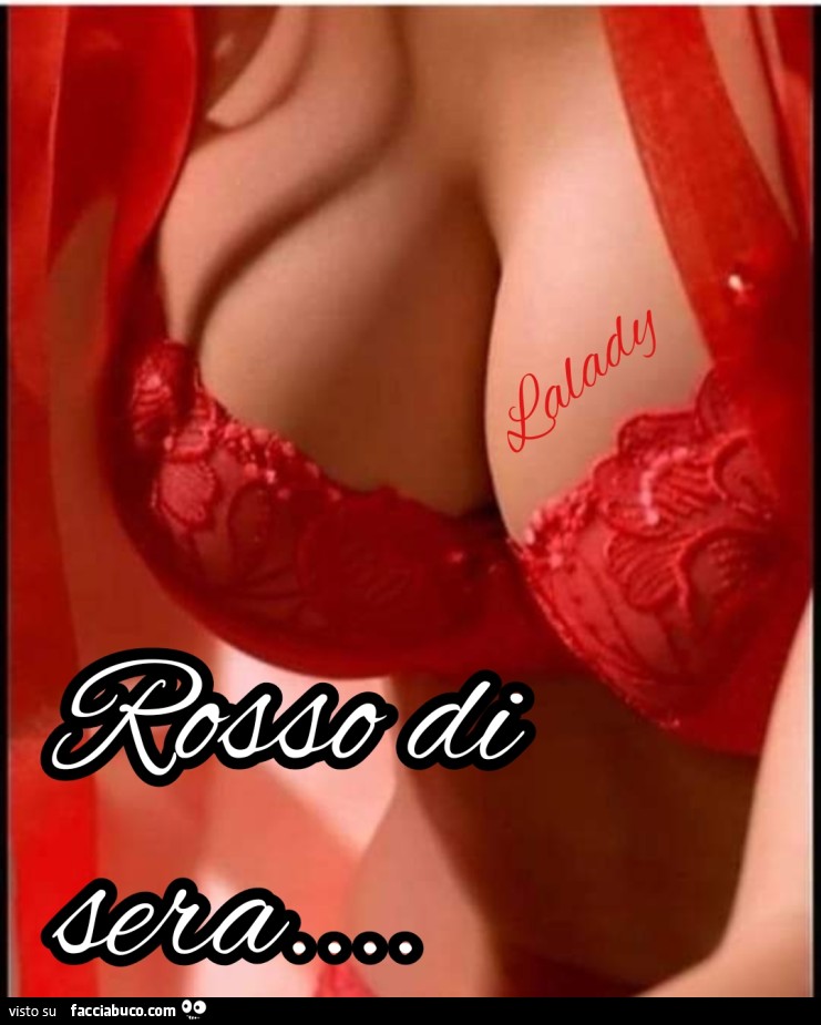 Tette rosso di sera