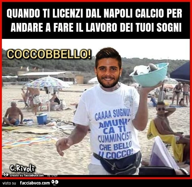 Quando ti licenzi dal napoli calcio per andare a fare il lavoro dei tuoi sogni