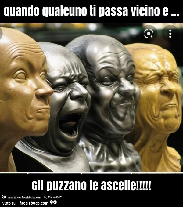 Quando qualcuno ti passa vicino e… gli puzzano le ascelle