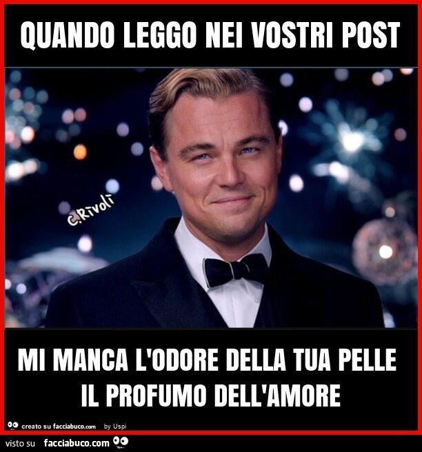 Quando leggo nei vostri post mi manca l'odore della tua pelle il profumo dell'amore