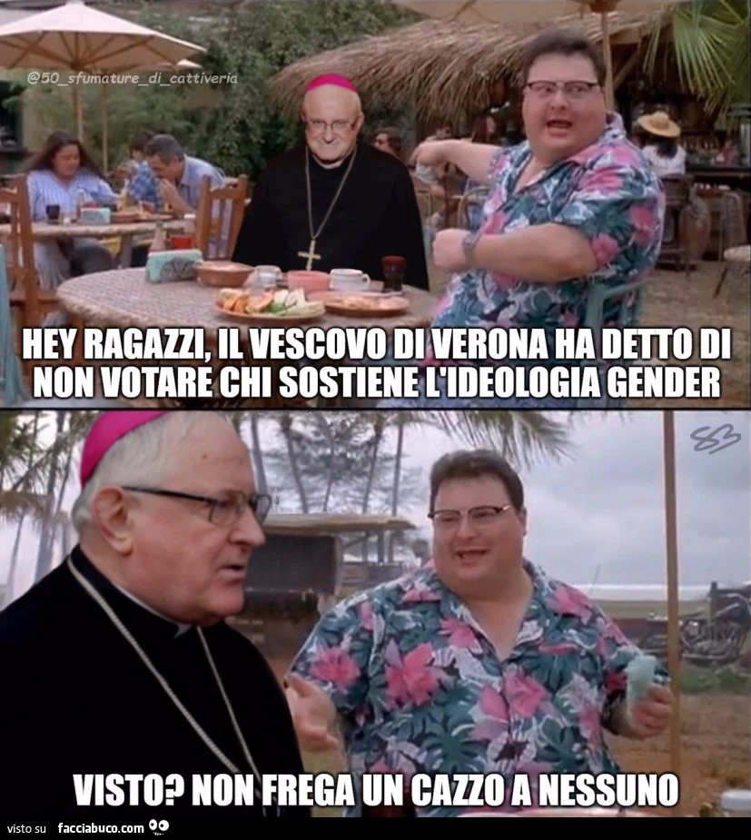 Hai visto? Frega un cazzo a nessuno
