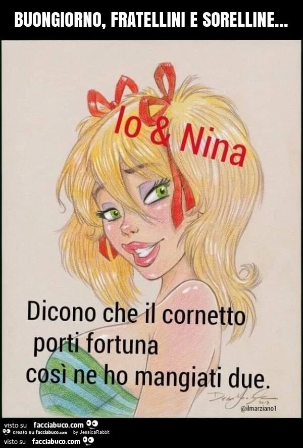 Buongiorno, fratellini e sorelline