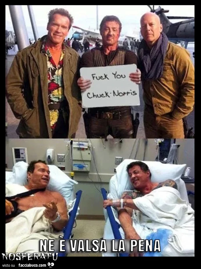 Prendono in giro Chuck Norris