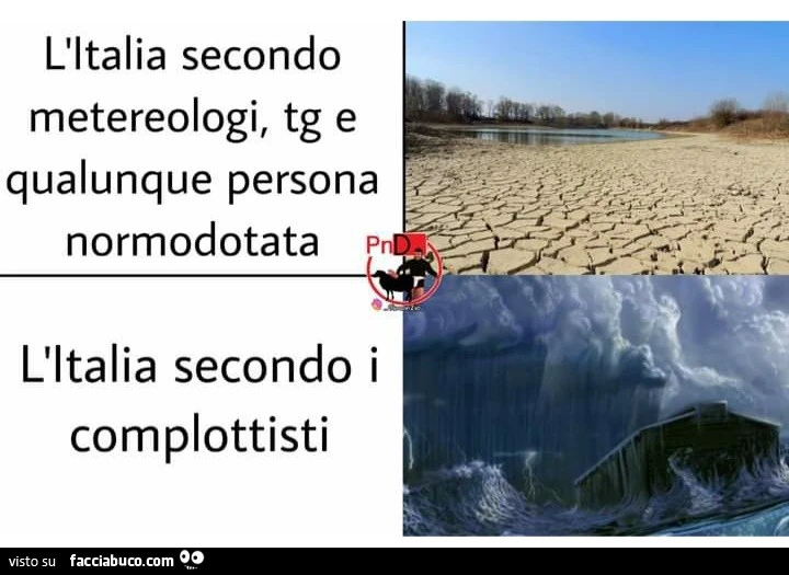 L'Italia secondo metereologi tg e qualunque persona