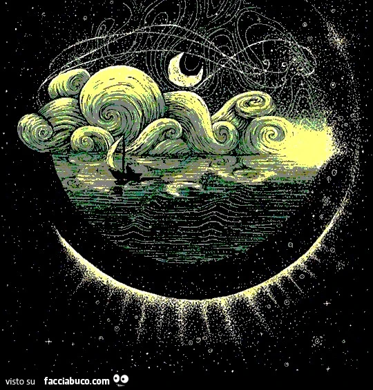 Che luna: il ladro si ferma per cantare. Haiku di Yosa Buson (1716 โ 1784)