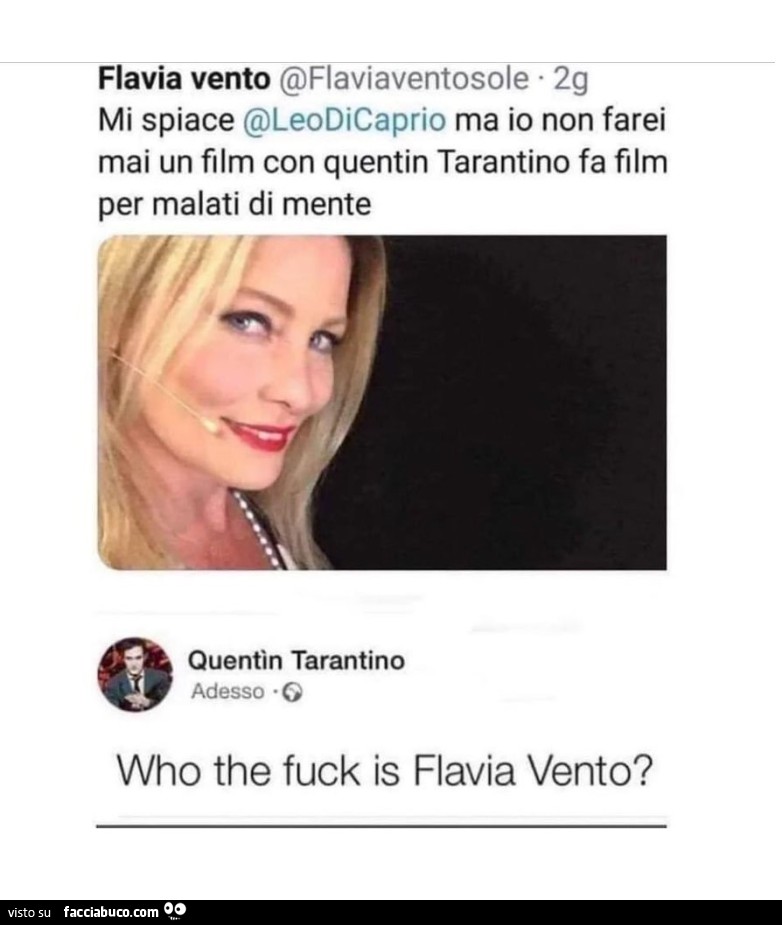 Who the fuck is flavia vento?