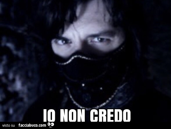 Io non credo