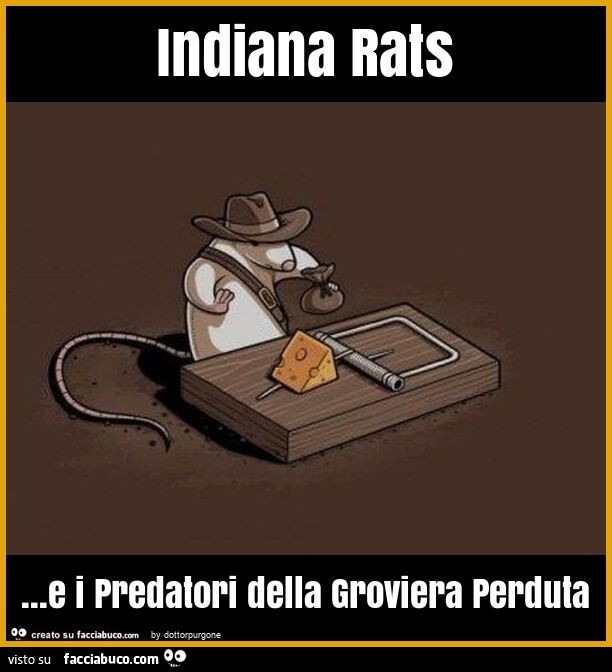 Indiana rats… e i predatori della groviera perduta
