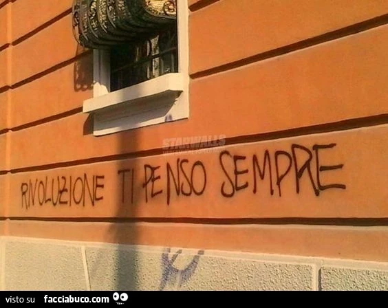 Rivoluzione ti penso sempre