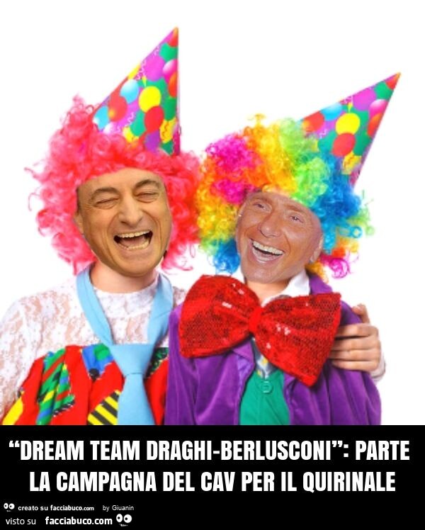 “dream team draghi-berlusconi”: parte la campagna del cav per il quirinale