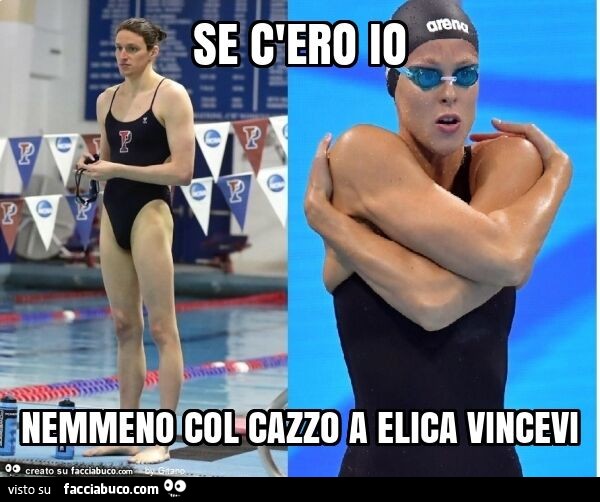 Se c'ero io nemmeno col cazzo a elica vincevi