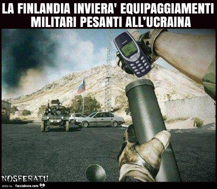 Armi dalla Finlandia all'Ucraina