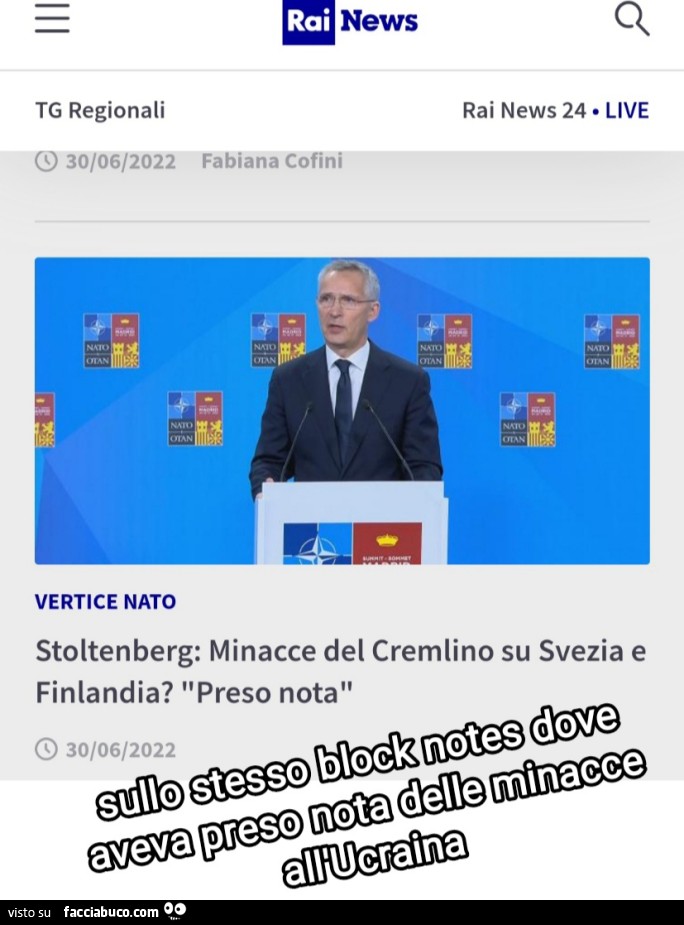 Russia minacce