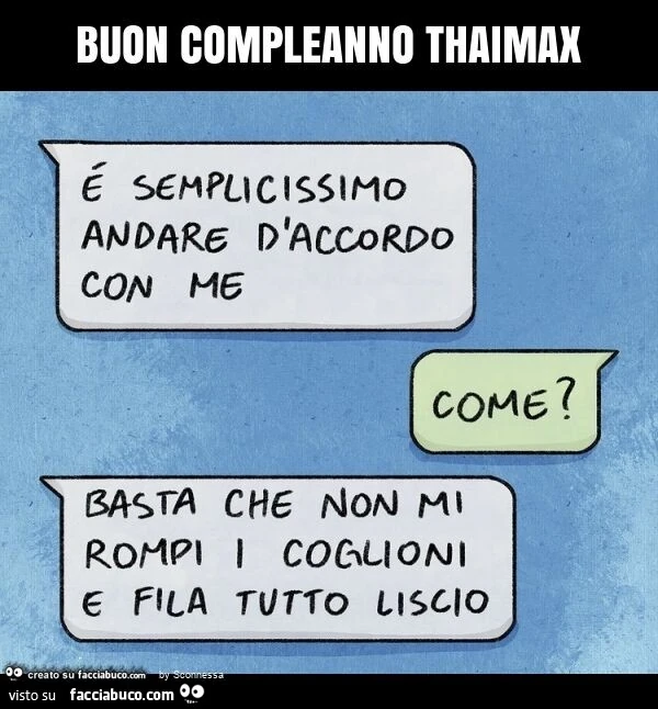 Buon compleanno thaimax