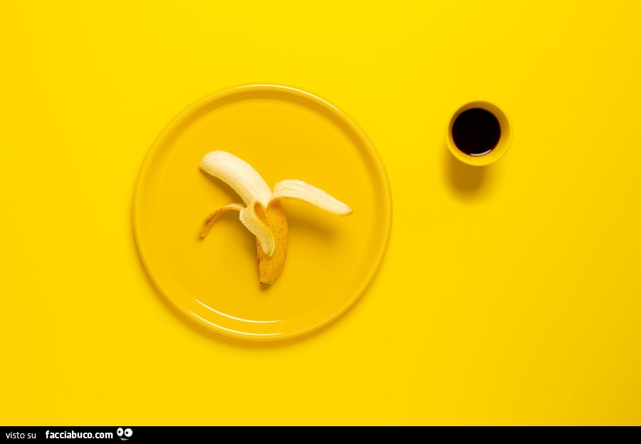 Banana e caffè