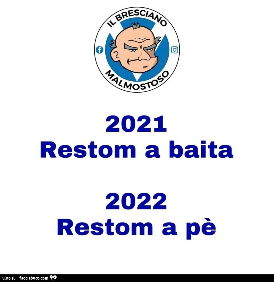 2021 restom a baita. 2022 restom a pè
