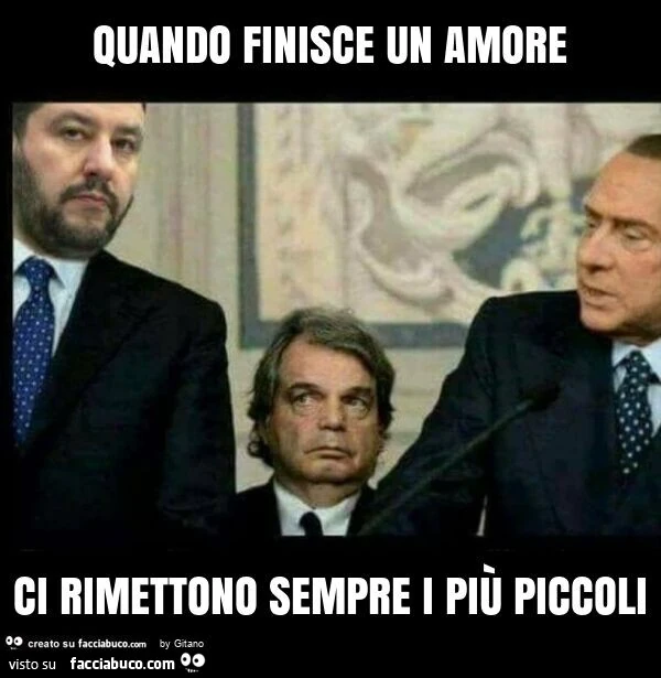 Quando finisce un amore ci rimettono sempre i più piccoli