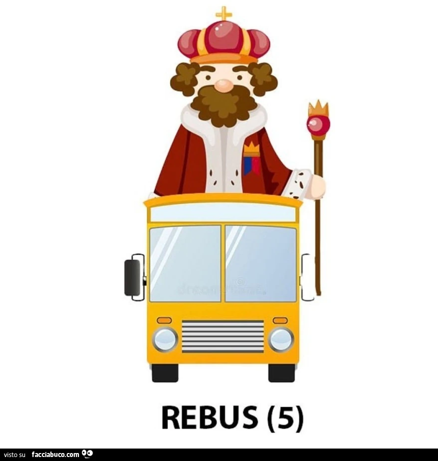 Re sul bus. Rebus