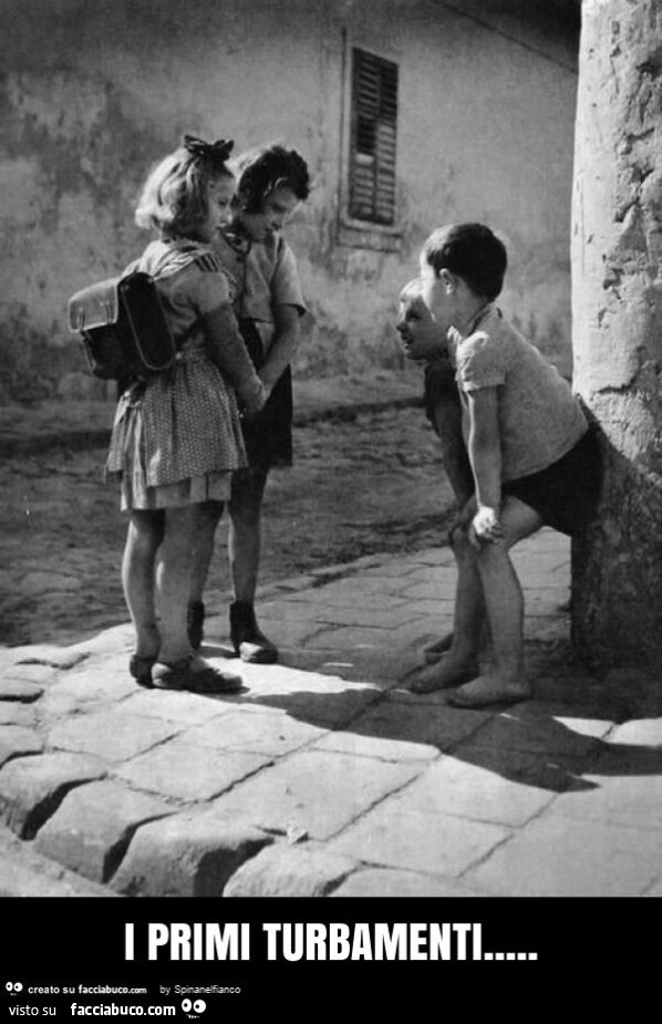 I primi turbamenti