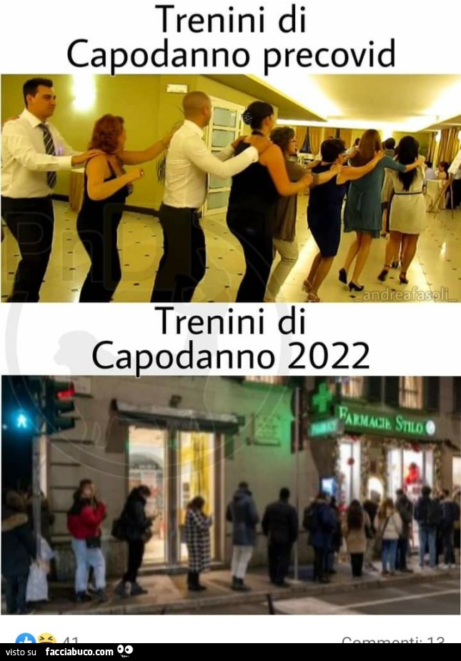 I trenini di Capodanno pre covid trenini di Capodanno