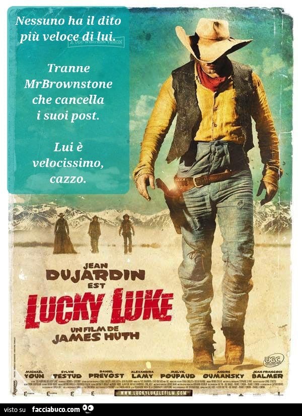 Lucky Luke MrBrownstone thaimax Facciabuco