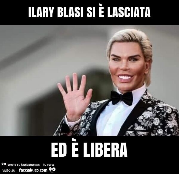 Ilary blasi si è lasciata ed è libera