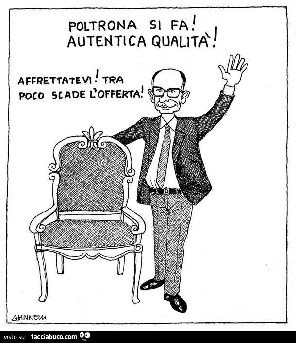 Poltrona si fa! Autentica qualità. Affrettatevi tra poco scade l'offerta