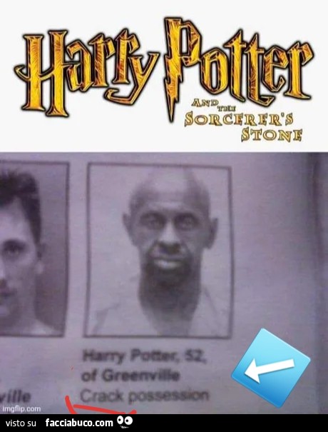 Harry Potter arrestato per possesso di Crack