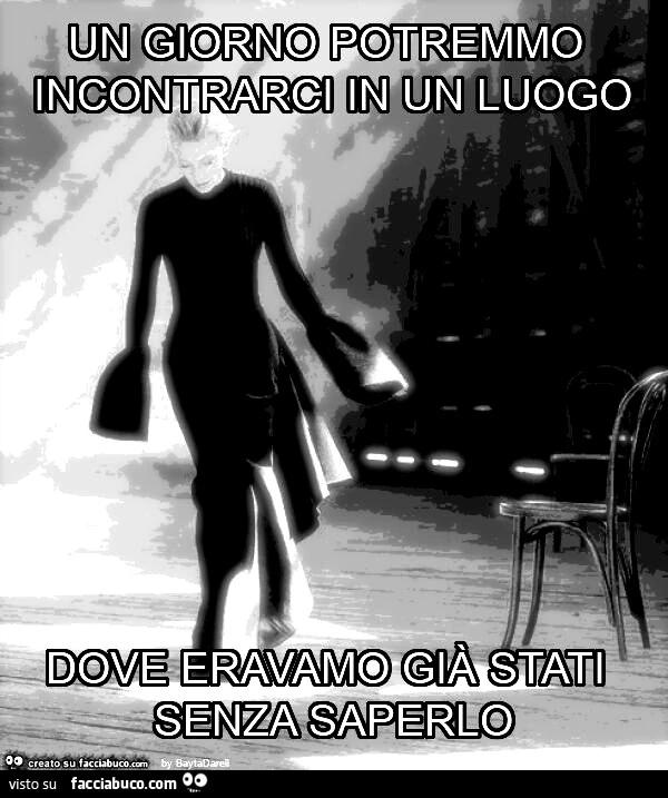 Buon compleanno Dr0'. Un giorno potremmo incontrarci in un luogo dove eravamo già stati sdnza saperlo