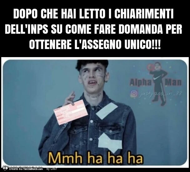 Dopo che hai letto i chiarimenti dell'inps su come fare domanda per ottenere l'assegno unico
