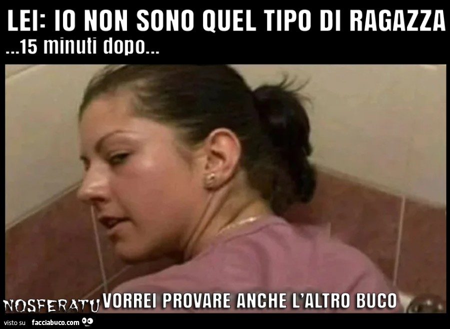 Io non sono quel tipo di ragazza