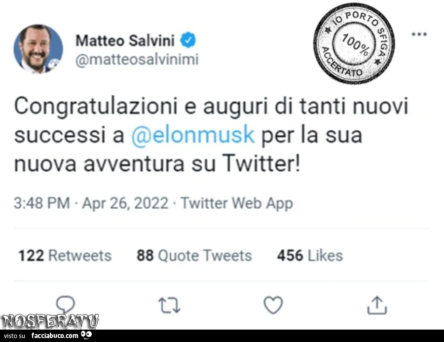 Congratulazioni e auguri di tanti nuovi successi a elon musk per la sua nuova avventura su twitter