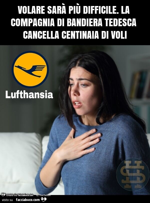 Volare sarà più difficile. La compagnia di bandiera tedesca cancella centinaia di voli