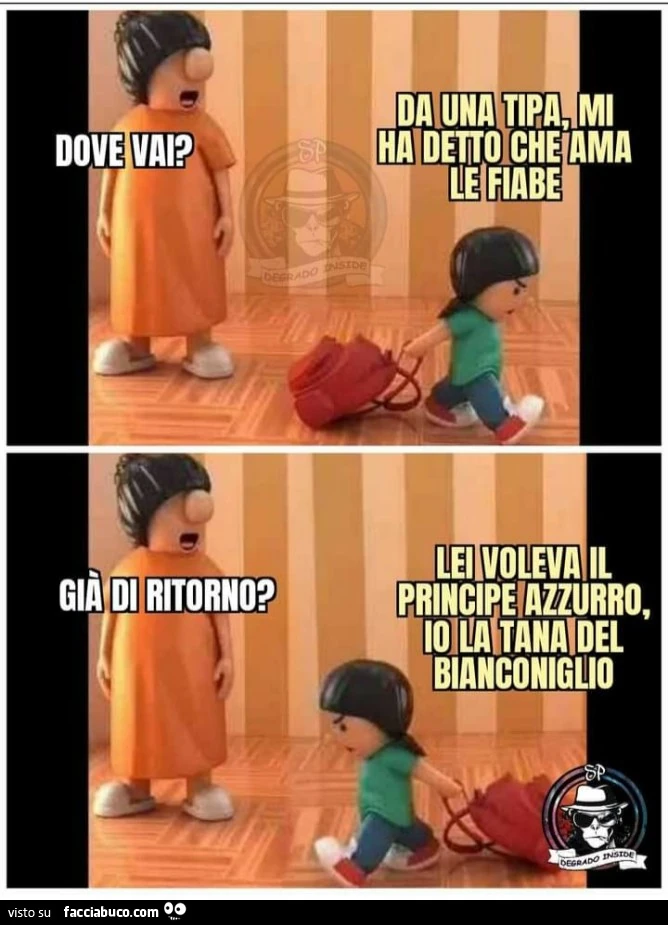 Dove vai da una tipa mi ha detto che ama le fiabe