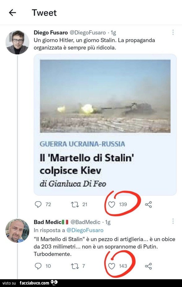 Il martello di stalin è un pezzo di artiglieria… è un obice da 203 millimetri… non è un soprannome di Putin. Turbodemente