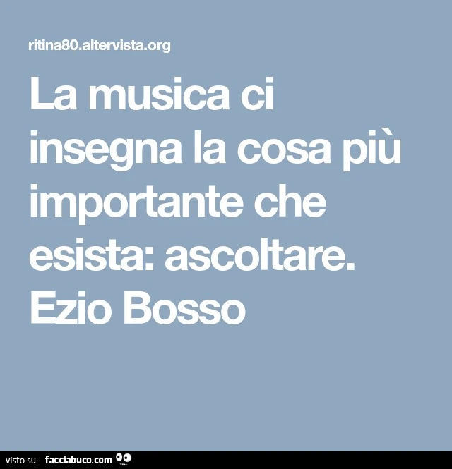 Musica ascoltare