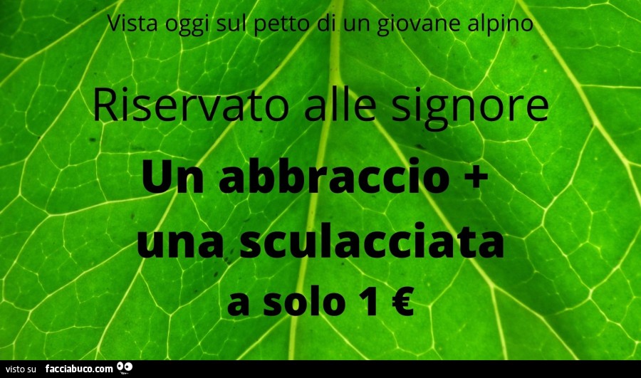 Riservato al e signore un abbraccio una sculacciata a solo 1 €