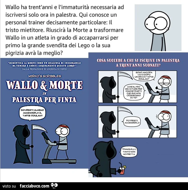 Wallo & Morte. La palestra per finta