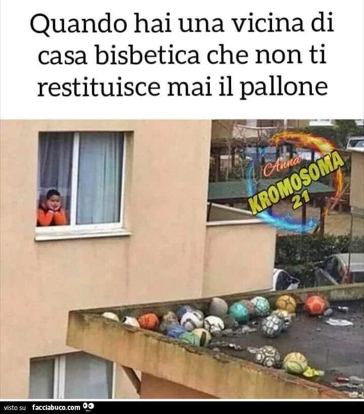Quando hai una vicina di casa bisbetica