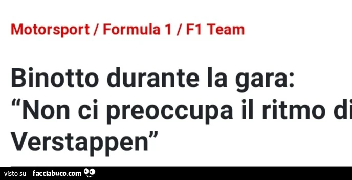 Binotto durante la gara: non ci preoccupa il ritmo di Verstappen