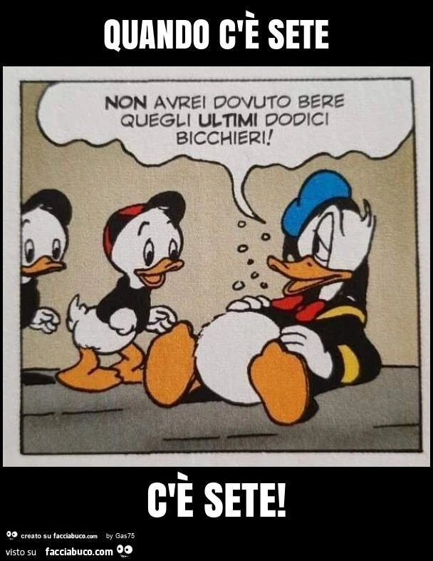 Quando c'è sete c'è sete