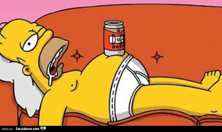 Homer con la birra Duff